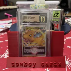 CGC 10 Pristine Dragonite VSTAR 050/071 RRR Pokemon GO s10b Pokemon Card - Image 1