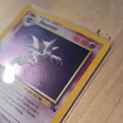 Haunter 6/62 Fossil Holo Rare Pokemon Card 1999 Lightly Played Sleeved Vintage - Image 3