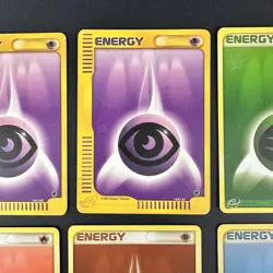 Pokemon TCG Vintage Energy Base Set Lot - Energy Set Of 6 2002/2003 NM/LP Cards - Image 4