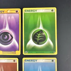 Pokemon TCG Vintage Energy Base Set Lot - Energy Set Of 6 2002/2003 NM/LP Cards - Image 5