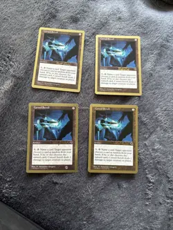 Magic the Gathering MTG - X4 Gold Border Cursed Scroll - Worlds Deck - Ex/NM - Image 1