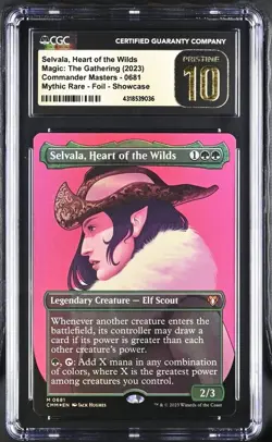COMMANDER SLAB Selvala Heart of the Wilds FOIL SHOWCASE PRISTINE 10 💎💎💎 MTG - Image 1
