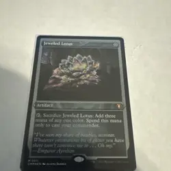 MTG Jeweled Lotus - Foil Etched, Commander Masters, Near Mint, English - Image 1