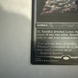 MTG Jeweled Lotus - Foil Etched, Commander Masters, Near Mint, English - Image 2