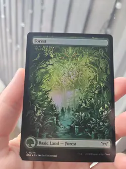 MTG Forest 0276 | FOIL BASIC LAND | Mint | DSK | 2024 - Image 1