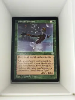 Tranquil Domain Magic The Gathering 1996 Mirage Mtg. M11 - Image 1