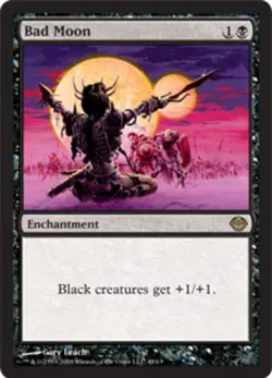 MTG Bad Moon, Duel Decks: Garruk vs Liliana, Heavily Played, English - Image 1