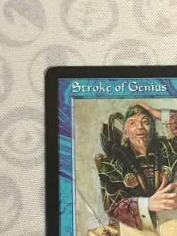 D1213 MAGIC GATHERING URZA'S SAGA STROKE OF GENIUS #100 MP R MTG - Image 3