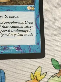 D1213 MAGIC GATHERING URZA'S SAGA STROKE OF GENIUS #100 MP R MTG - Image 5