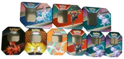 9x POKEMON TCG Empty Tin Collectables (READ DESCRIP) - Image 1