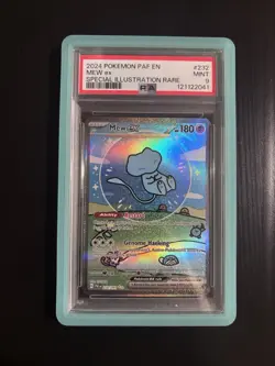 Pokemon 2024 SV Paldean Fates Mew EX #232/091 PSA 9 - Image 1