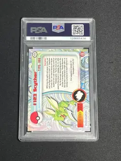 PSA 9 Mint 2000 Topps Pokemon TV Animation Series 3 Silver Foil Scyther #123 - Image 2