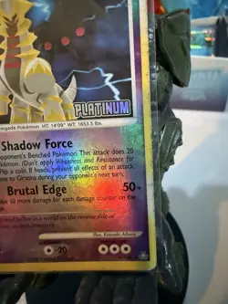 Giratina Platinum 4/146 Stamped Pokemon Burger King Promos 2008 Reverse Holo LP - Image 2