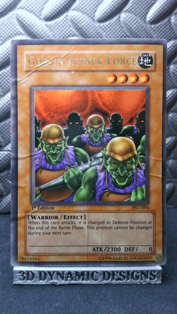 | Yugioh Goblin Attack Force PSV-094 1st ED Ultra Rare Pharaohs Servant DMG 🔥 | - Image 1