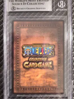 2005 Bandai One Piece CCG The Quest Begins Roronoa Zoro Gold Rare English Bgs 9 - Image 2