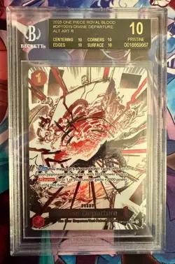 One Piece TCG Divine Departure OP10-019 Alt Art • BGS BLACK LABEL • POP 4 - Image 1