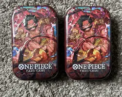 One Piece Mini Tin Pack Set IN HAND FACTORY SEALED (Lot Of 2) USA - Image 1