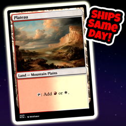 Plateau - Custom Art Magic: The Gathering Playtest Card - Commander EDH - Image 1