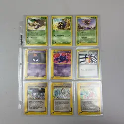 Vintage Pokemon TCG Binder Lot - 9 Cards - E-Reader E Reader NM - Image 1