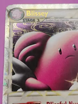 Blissey 106/123 Heartgold & Soulsilver Holo Rare Vintage Pokemon Card - Image 3