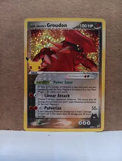 Pokemon Card TCG Celebrations Team Magma's Groudon 9/95 Holo Ultra Rare NM - Image 1