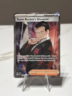 Pokemon Card - Team Rocket's Giovanni Destined Rivals 225/182 Ultra Rare - Image 1