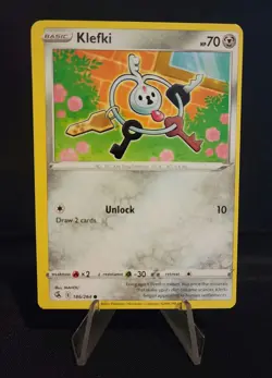 Pokemon: Fusion Strike - Klefki 186/264 - Miscut Error Card - Image 1