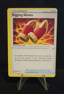 Pokemon: Evolving Skies - Digging Gloves 145/203 - Miscut Error Card - Image 1