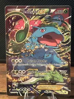 Pokemon TCG Venusaur EX XY123 Promo Ultra Rare Holo Card - Image 1