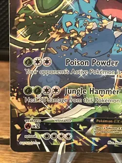 Pokemon TCG Venusaur EX XY123 Promo Ultra Rare Holo Card - Image 5