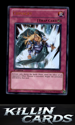 1st Edition Chivalry DREV-EN079 Ultra Rare Duelist Revolution YuGiOh Card LP - Image 1