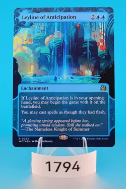 MTG Leyline of Anticipation Wilds of Eldraine: Enchanting Tales Foil #23 - Image 1