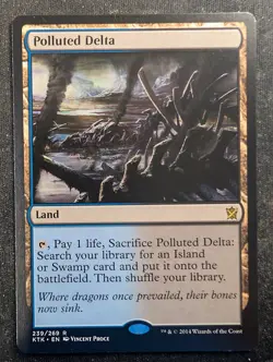 Polluted Delta - Khans of Tarkir (MTG) - Image 1
