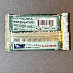 NEW SEALED Lot Of 2 Magic The Gathering MTG MIRAGE Booster Packs 1996 - Image 4