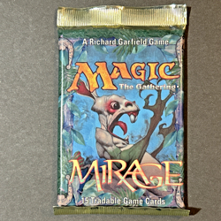 NEW SEALED Lot Of 2 Magic The Gathering MTG MIRAGE Booster Packs 1996 - Image 5