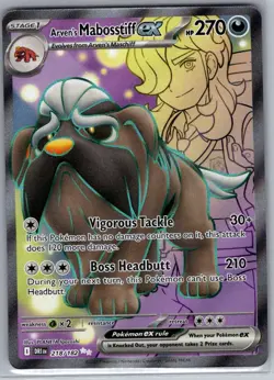 Arven's Mabosstiff ex - 218/182 SV10: Destined Rivals - Pokemon Card - NM - Image 1