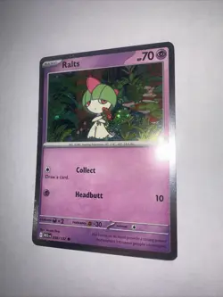 Ralts 058/132 Cosmos Holo Swirl Mega Evolution Promo Pokemon TCG - Image 2