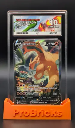 Pokemon Charizard V - Brilliant Stars 154/172 Special Art - Gem Mint 10 (ACE) - Image 3