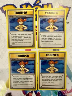 4x Misty's Determination 80/108 Non-Holo 2016 Pokemon TCG XY Evolutions - Image 1