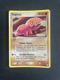 Pokemon Trapinch STAMPED Reverse Holo EX Legend Maker 67/92 MP - Image 1