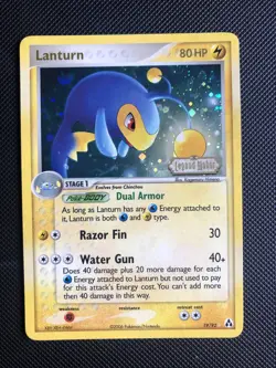 Pokemon Lanturn 19/92 EX Legend Maker Reverse Holo rare - LP - Image 1