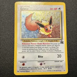 Pokemon Eevee Wizards Black Star Promo 11 Holo NM - Image 1