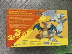 POKEMON Reshiram & Charizard GX Tag Team Premium Collection Box Sealed 10 Packs - Image 2