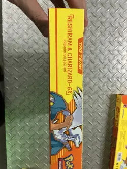 POKEMON Reshiram & Charizard GX Tag Team Premium Collection Box Sealed 10 Packs - Image 3