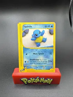 Pokemon Vintage Squirtle (131) 131/165 Expedition Non-Holo - HP / DMG - Image 1