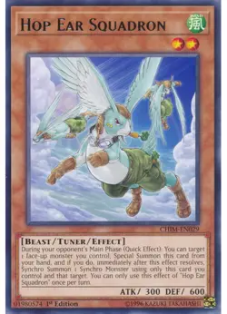 Yugioh - Hop Ear Squadron (Rare) (1st Edition) - CHIM-EN029 P - Image 1