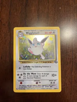 Pokemon TCG Wigglytuff Holo Rare Card 16/64 - Image 1