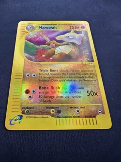 Marowak - 54/147 - Pokemon Aquapolis Reverse Holo Rare Card MP FREE SHIPPING - Image 3