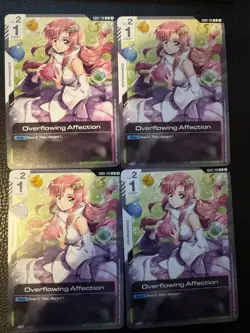 GD01-118 Overflowing Affection - Gundam TCG Card Game Playset (Newtype Rising) - Image 1