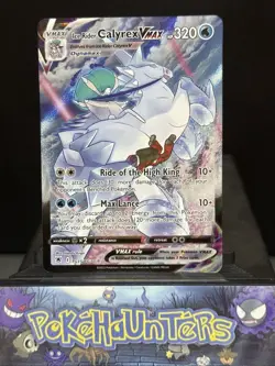 Pokemon Card Ice Rider Calyrex VMAX TG15/TG30 Astral Radiance NM - Image 1